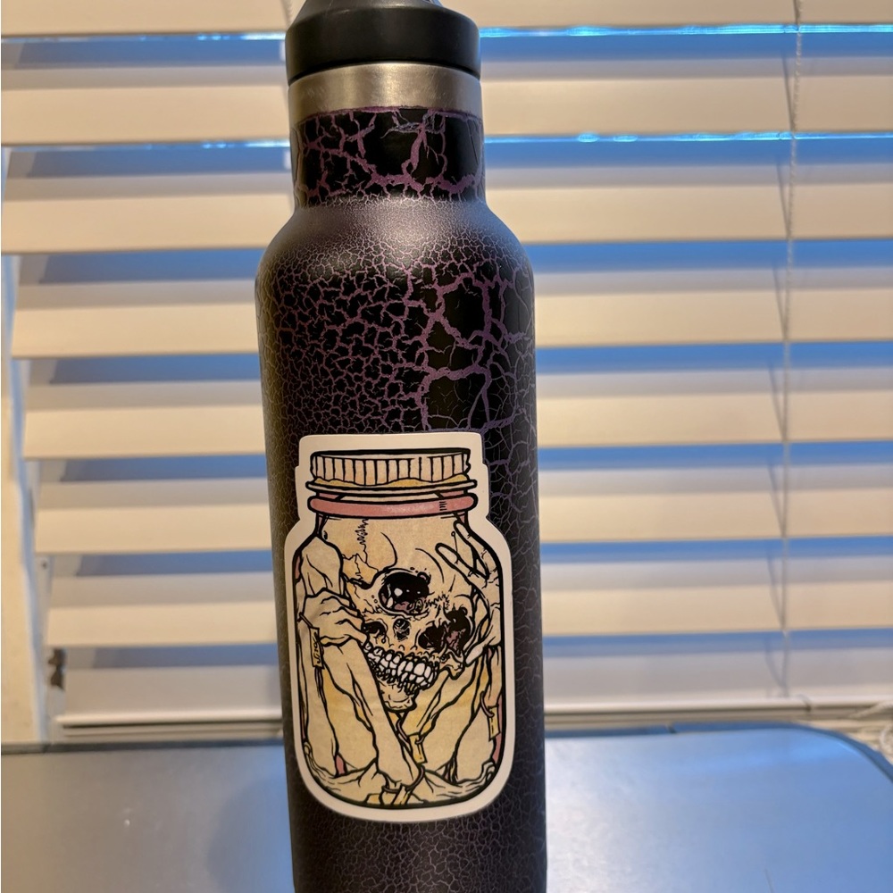 Custom Pushead Metal Water Bottle